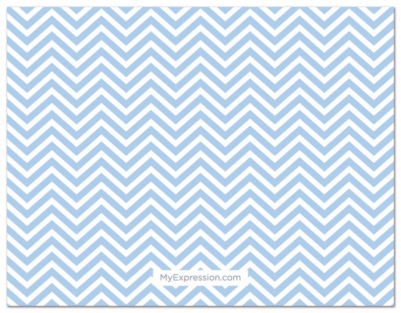 MyExpression.com 48 Cnt Blue Baby Feet Footprint Advice Cards - Image 2